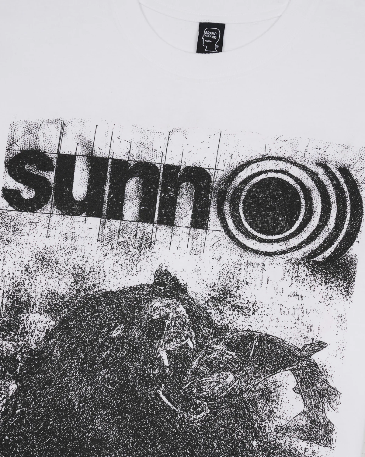 Brain Dead x Sunn O)) T-Shirt - White - Image 3