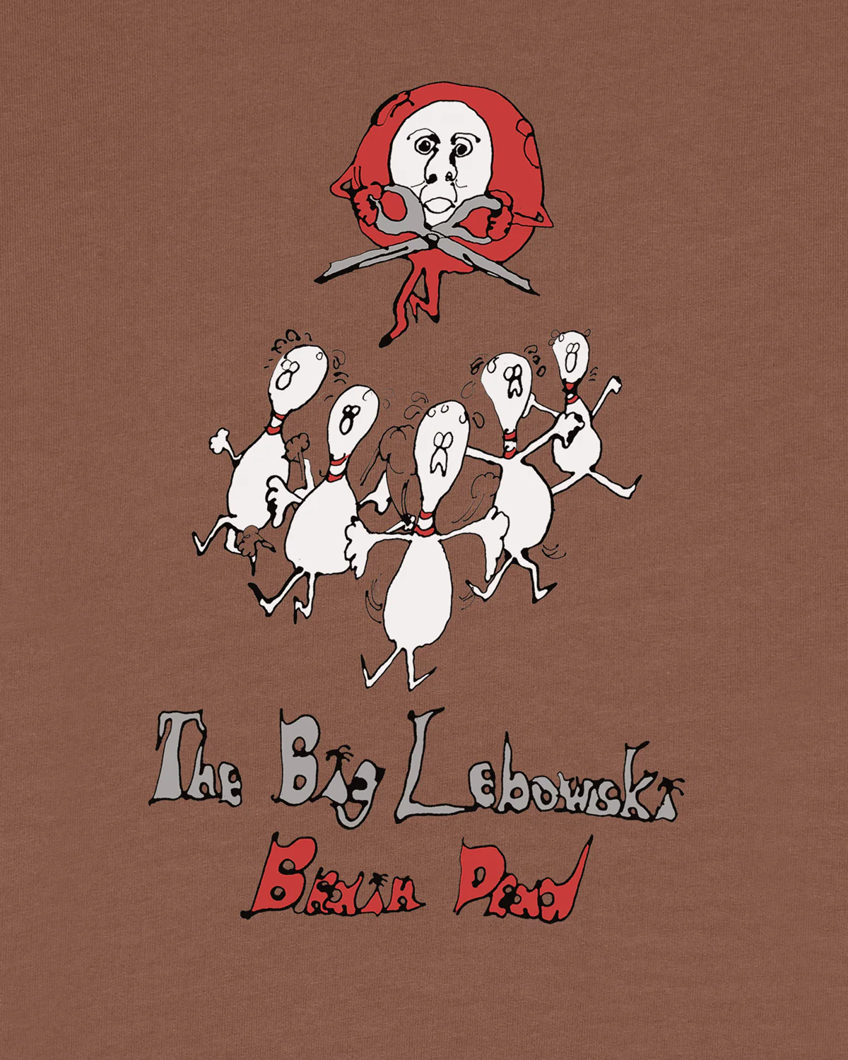 Brain Dead x The Big Lebowski Strike T-shirt - Brown - Image 2