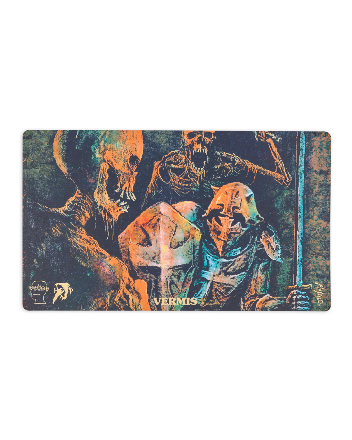 Brain Dead Fantasy Games x Vermis Skull Playmat - Multi