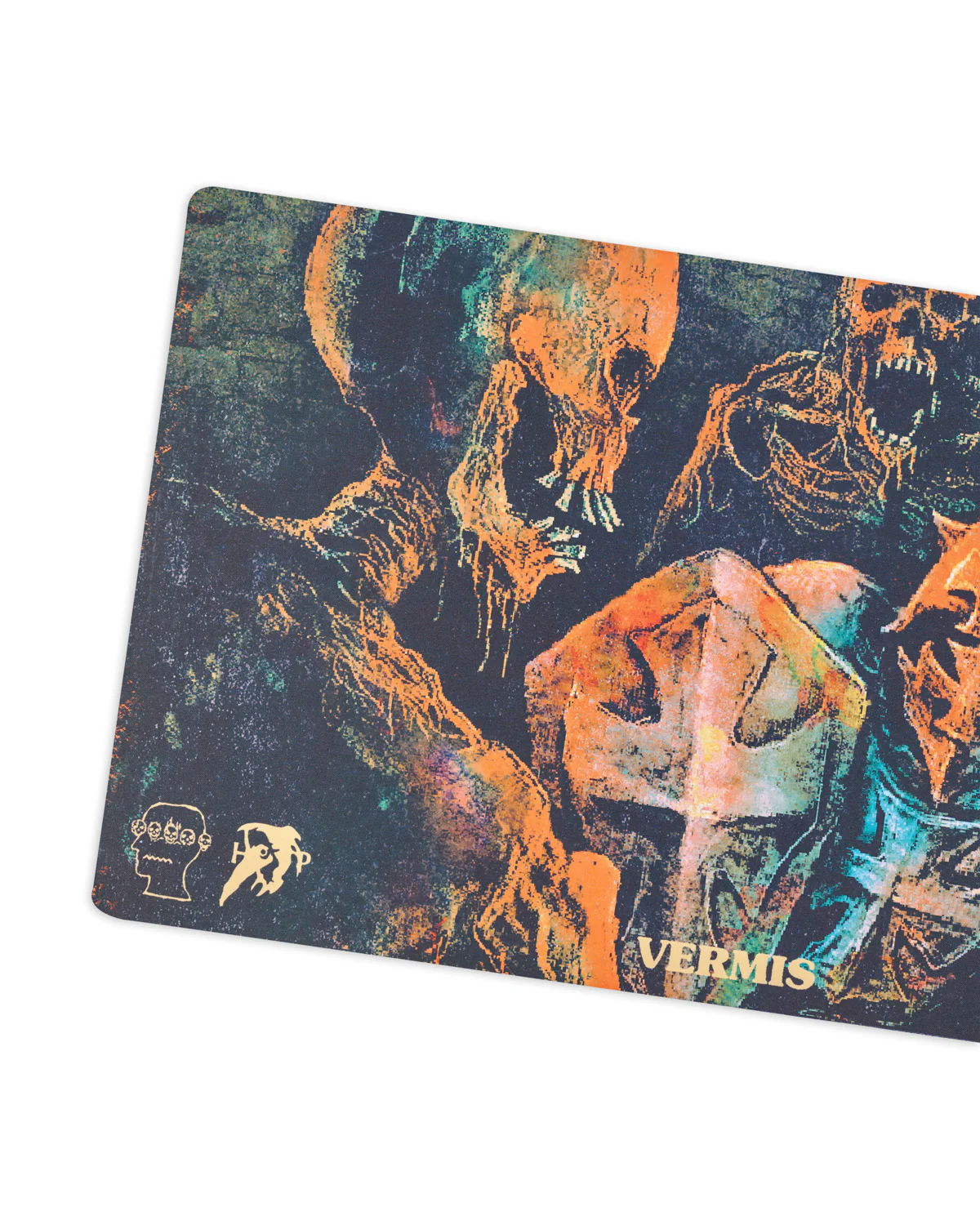 Brain Dead Fantasy Games x Vermis Skull Playmat - Multi - Image 2