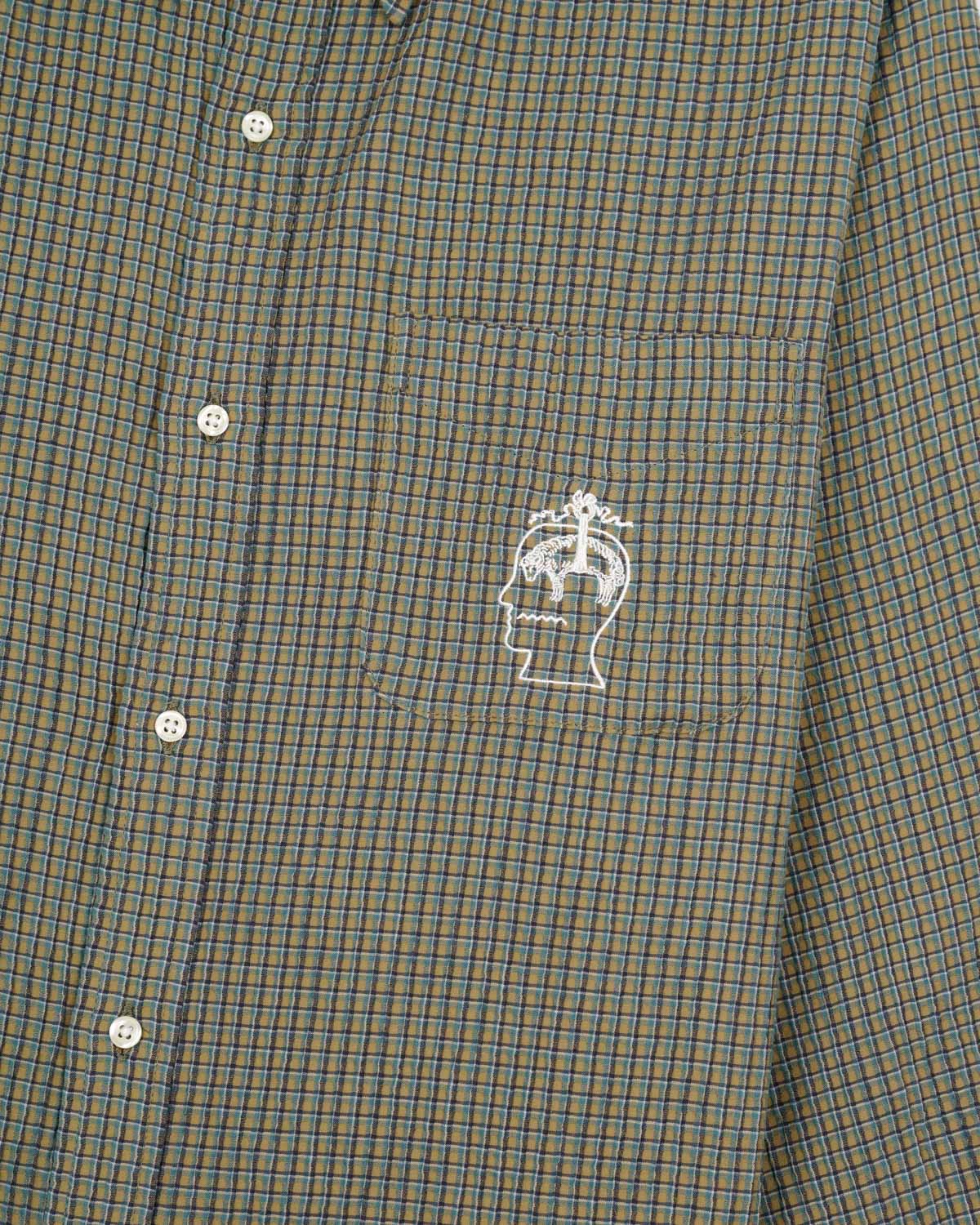 Brooks Brothers California Check Oxford Button Up Shirt - Green - Image 3