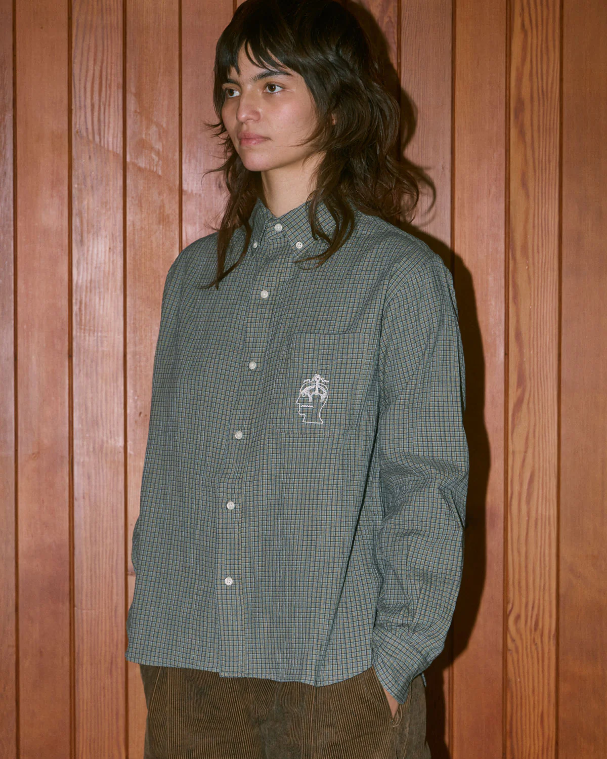 Brooks Brothers California Check Oxford Button Up Shirt - Green - Image 9