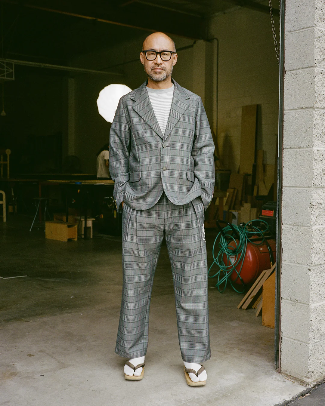 Brooks Brothers California Glen Check Blazer - Grey - Image 2