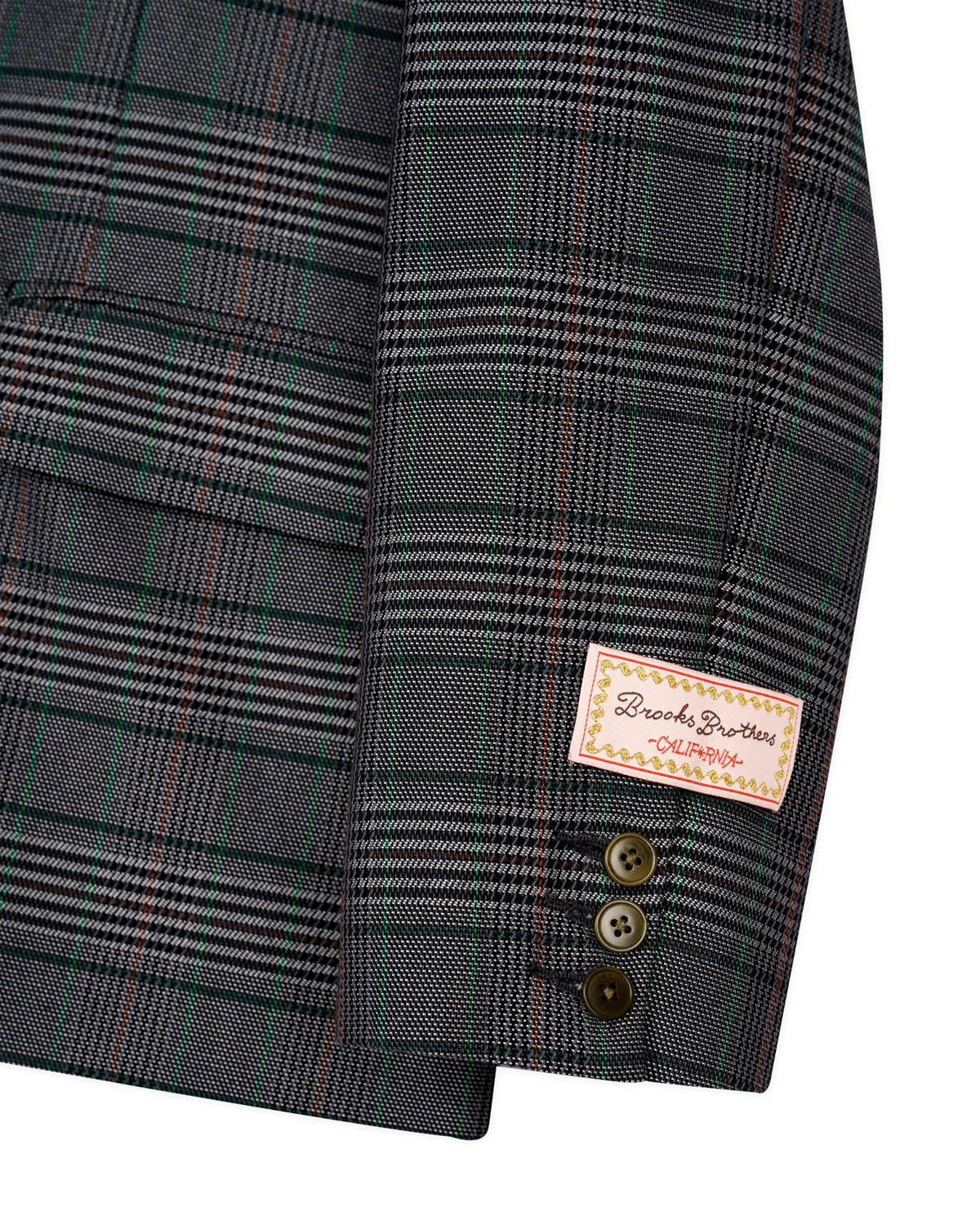 Brooks Brothers California Glen Check Blazer - Grey - Image 5