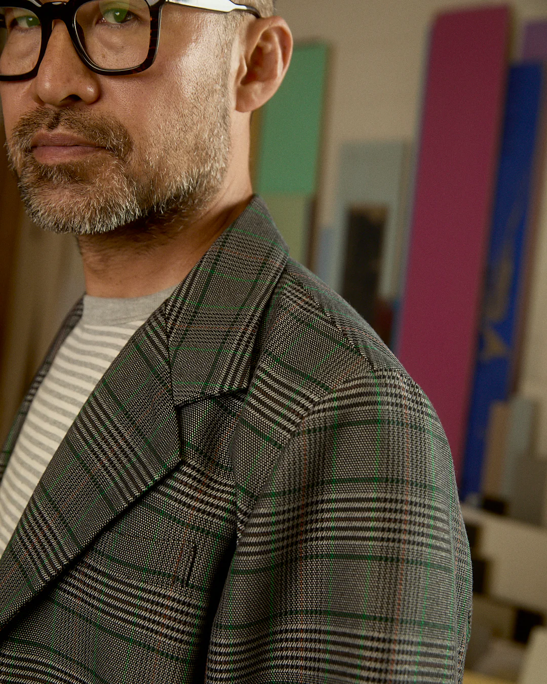 Brooks Brothers California Glen Check Blazer - Grey - Image 6