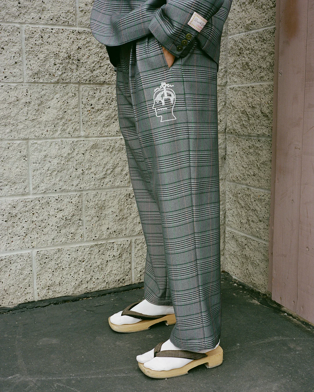 Brooks Brothers California Glen Check Pleated Trouser - Grey - Image 2