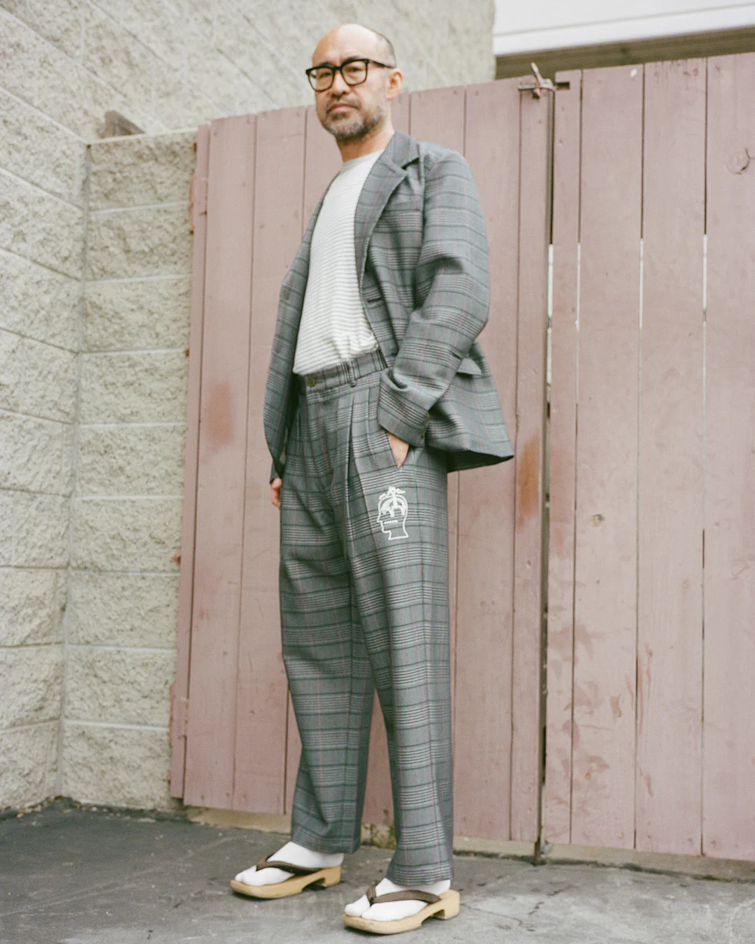 Brooks Brothers California Glen Check Pleated Trouser - Grey - Image 6