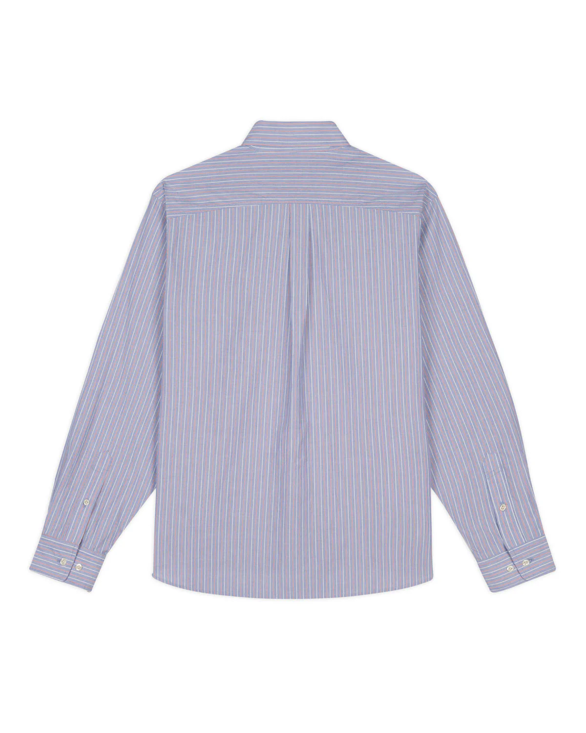 Brooks Brothers California Half Placket Oxford Button Up Shirt - Blue - Image 3