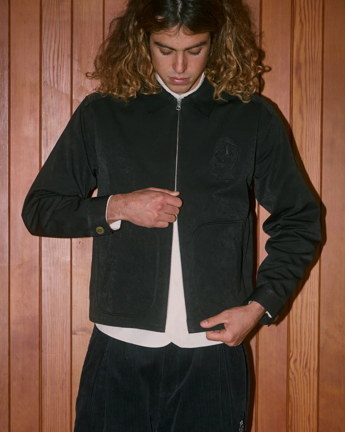 Brooks Brothers California Harrington Jacket - Black - Image 2