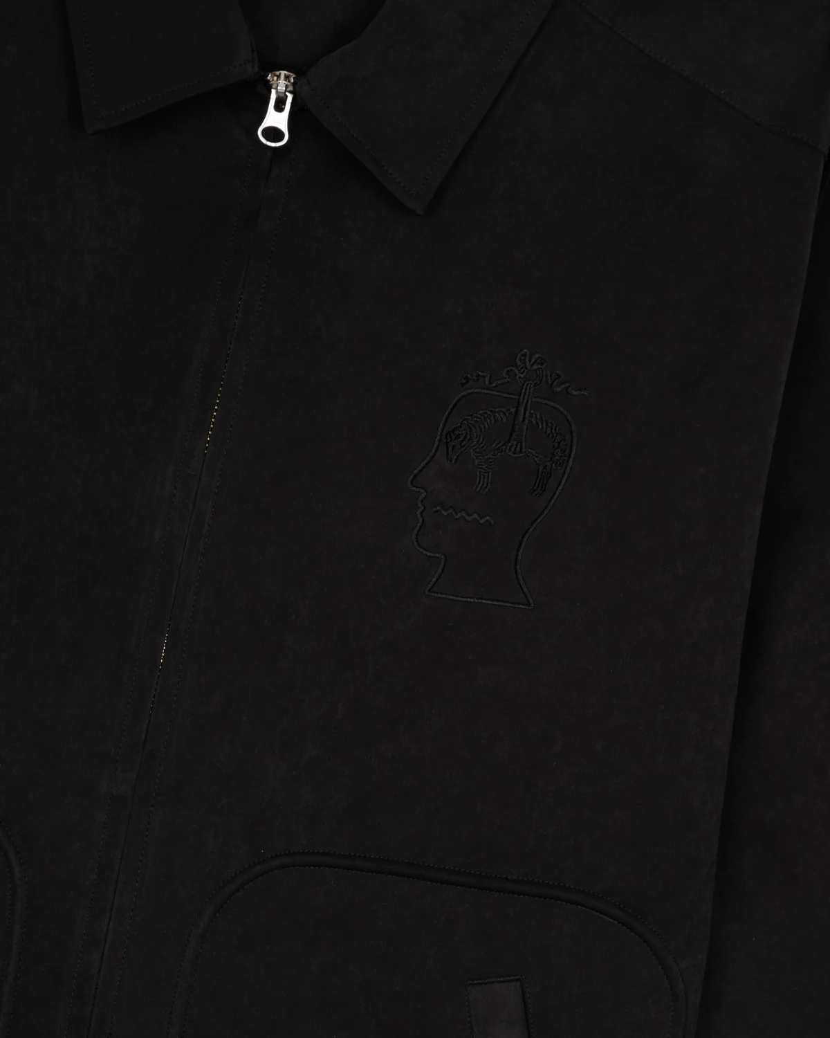 Brooks Brothers California Harrington Jacket - Black - Image 3