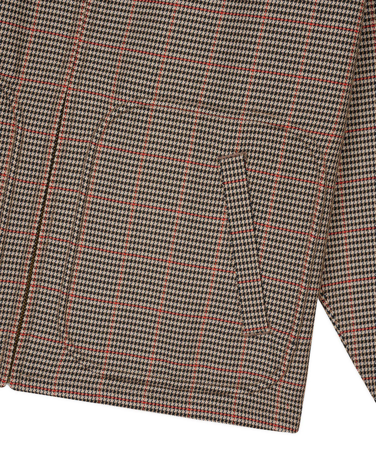 Brooks Brothers California Houndstooth Harrington Jacket - Tan - Image 3