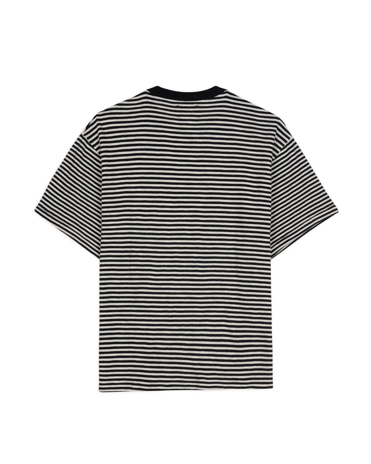 Brooks Brothers California Loose Knit Striped T-Shirt - Black - Image 3