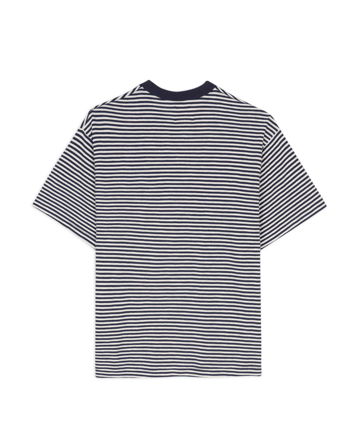 Brooks Brothers California Loose Knit Striped T-Shirt - Navy - Image 3