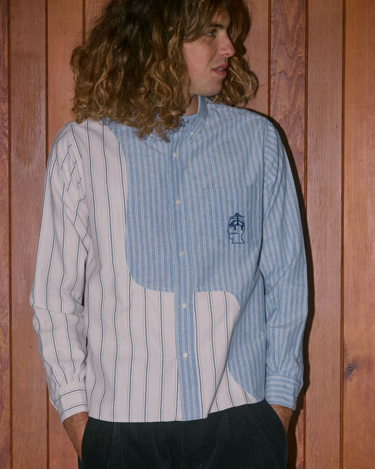 Brooks Brothers California Organic Panel Oxford Button Up - Light Blue - Image 2