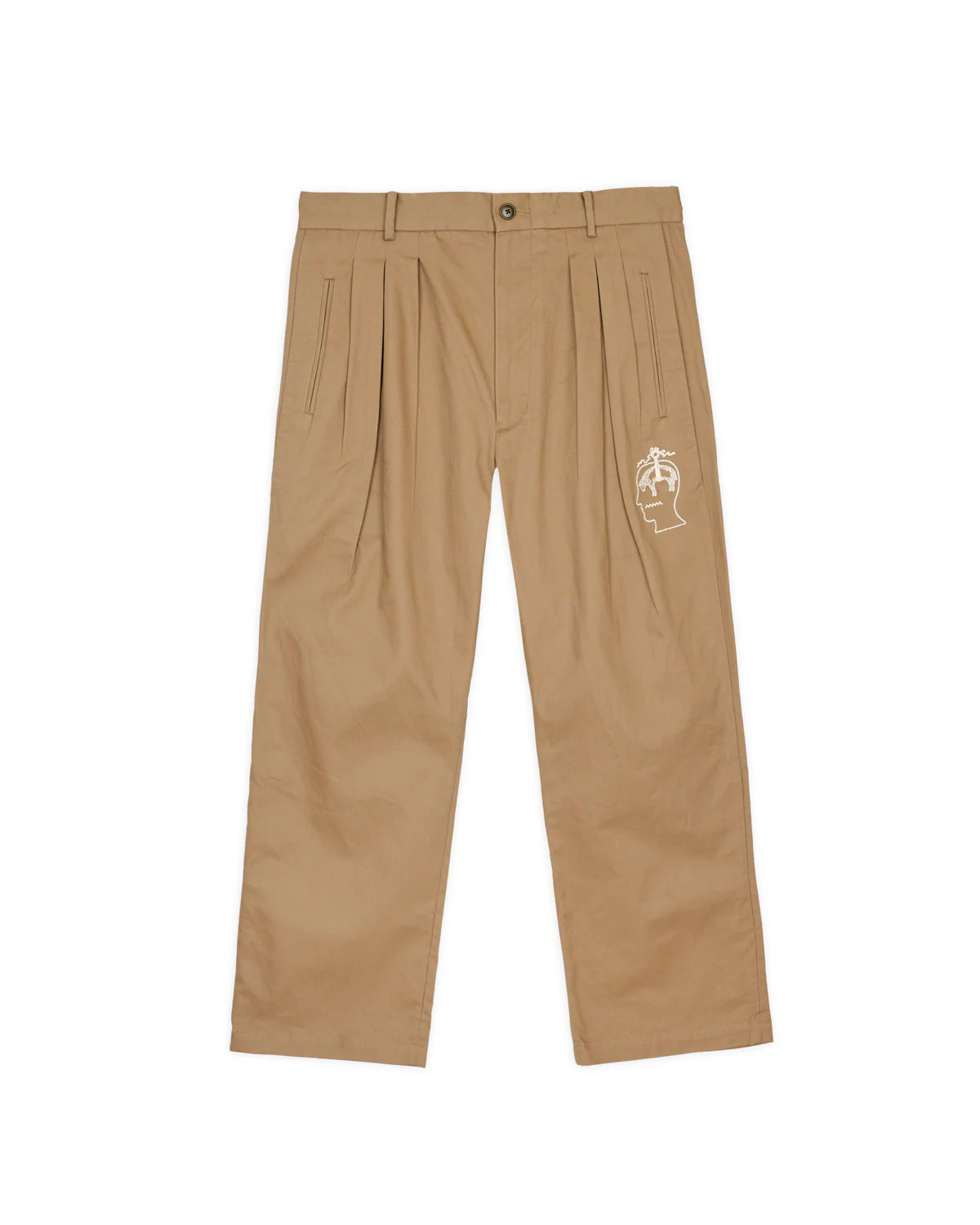 Brooks Brothers California Pleated Chino Trouser - Desert