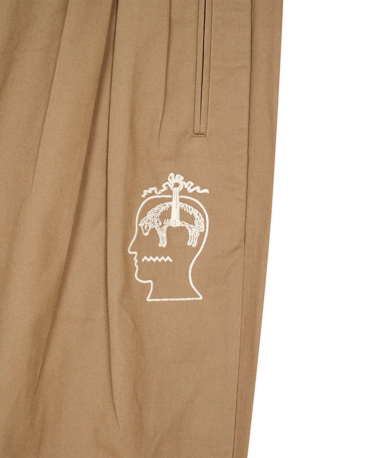 Brooks Brothers California Pleated Chino Trouser - Desert - Image 4