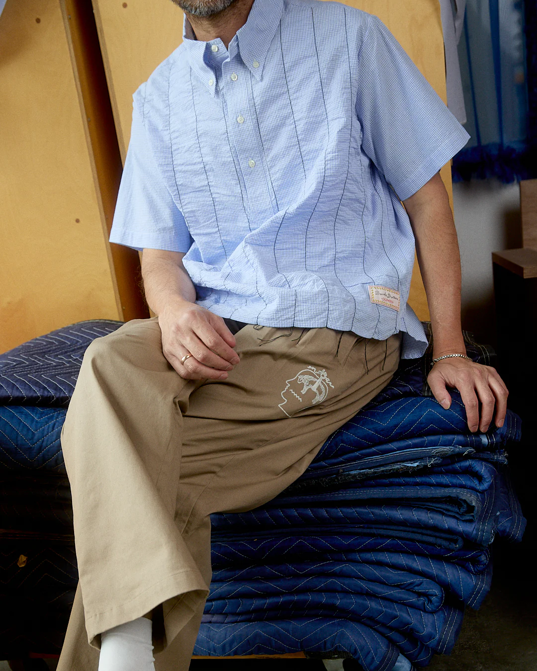 Brooks Brothers California Pleated Chino Trouser - Desert - Image 5