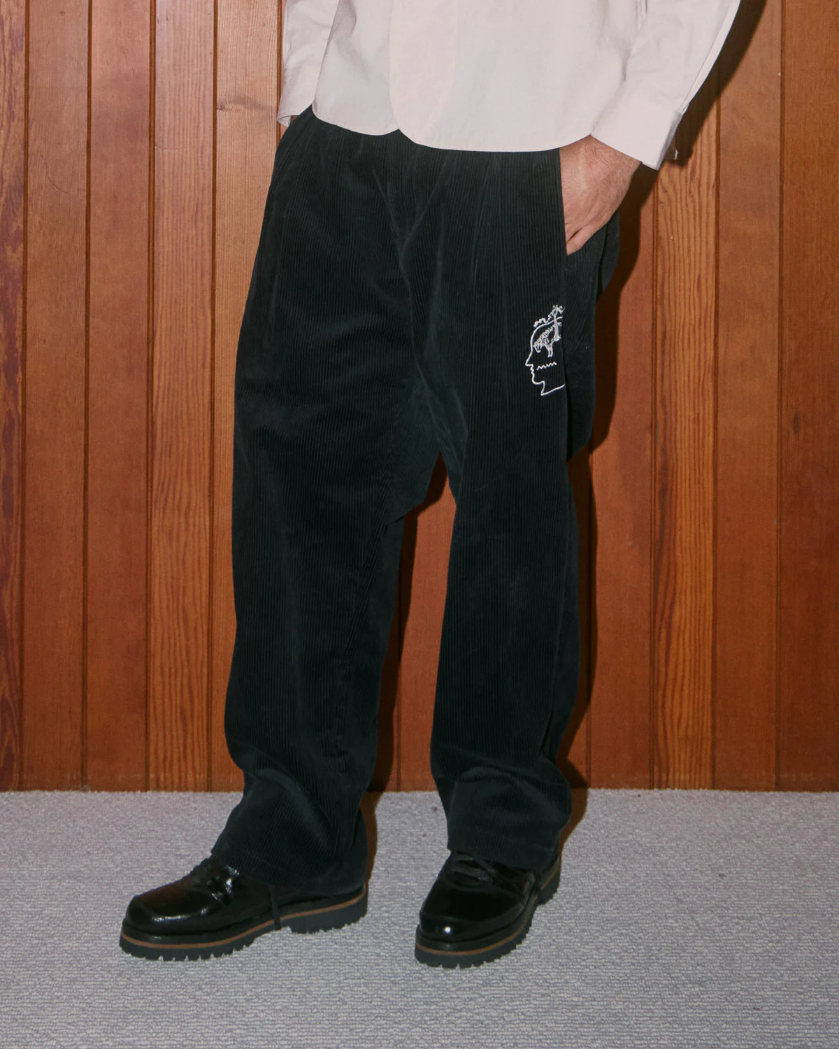 Brooks Brothers California Pleated Corduroy Trouser - Midnight Blue - Image 7