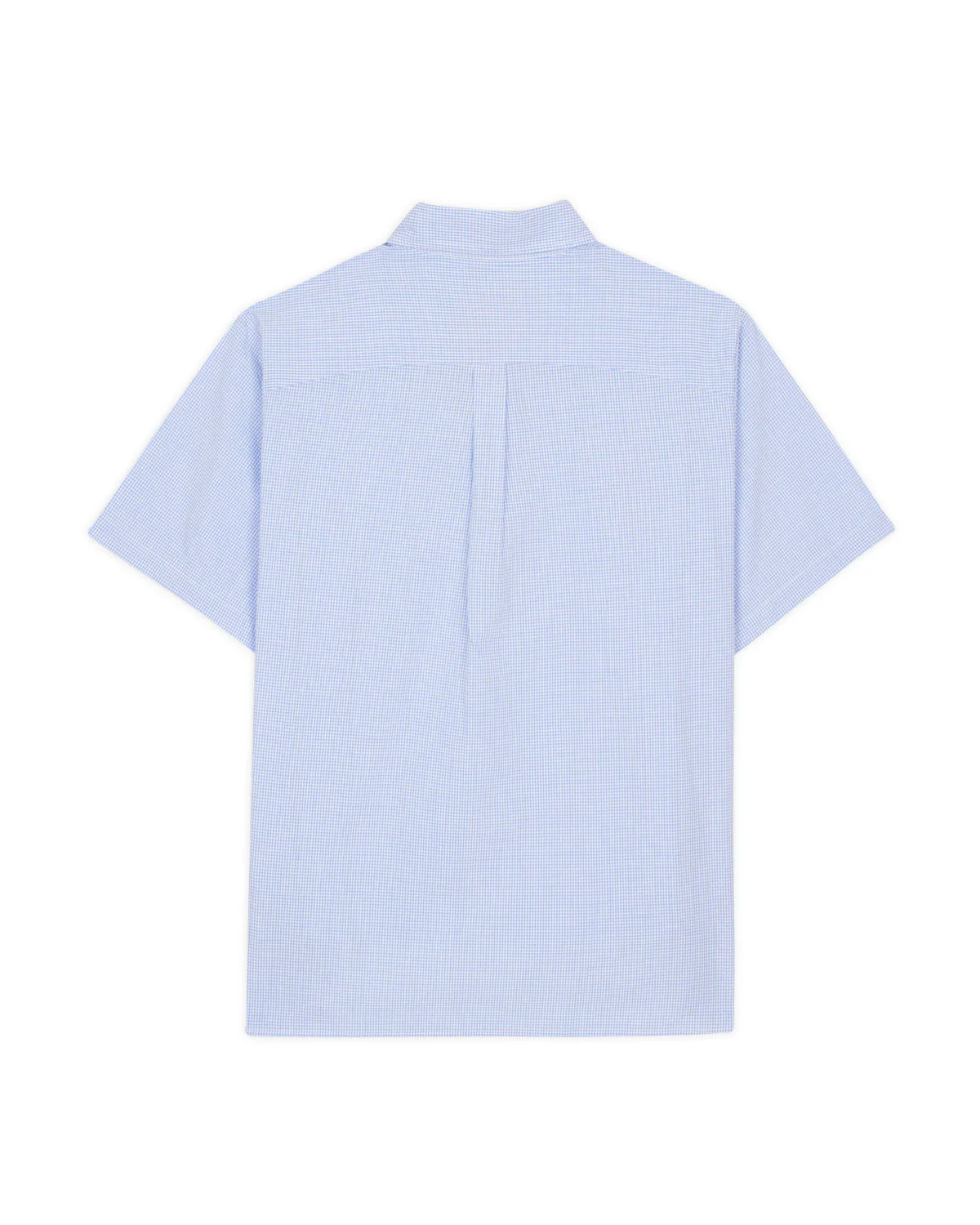 Brooks Brothers California Puckered Short Sleeve Pullover Shirt - Light Blue - Image 4
