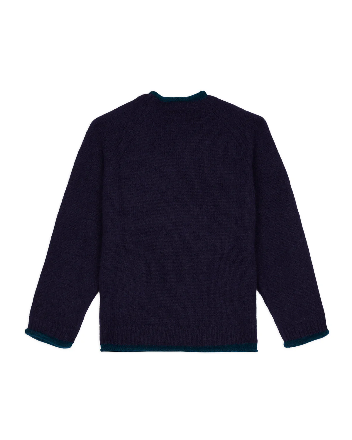 Brooks Brothers California Rolled Neck Sweater - Navy - Image 5