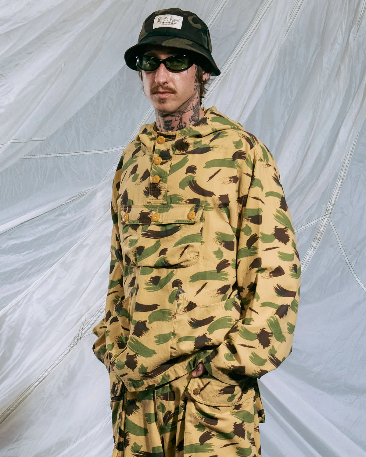 Brushstroke Smock - Camo - Image 2