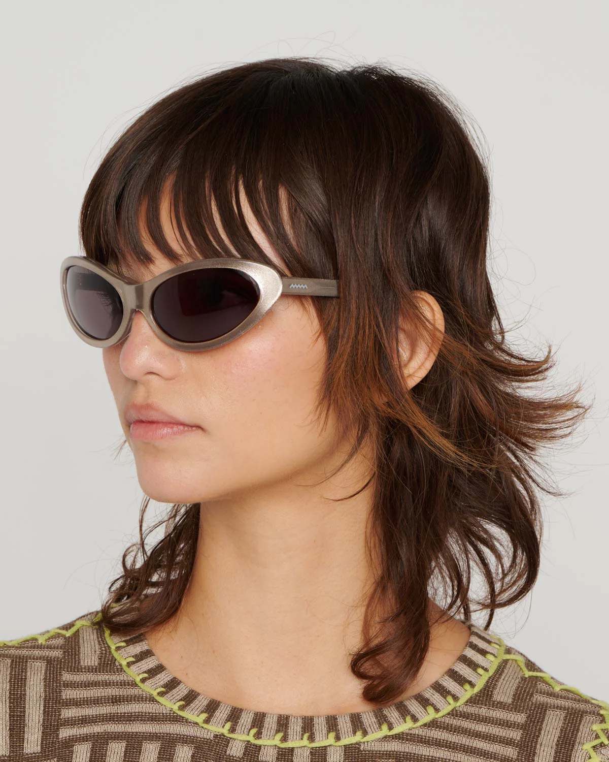Bug Post Modern Primitive Eye Protection - Silver Sparkle - Image 2