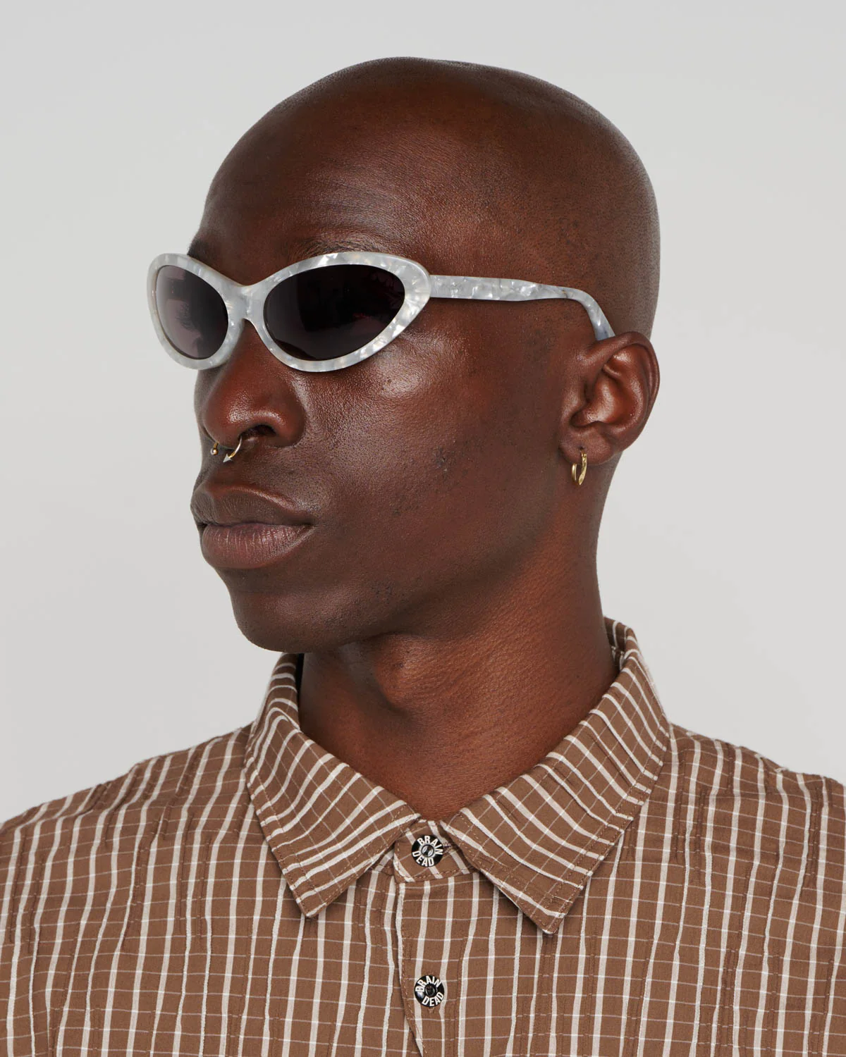 Bug Post Modern Primitive Eye Protection - Silver Pearl - Image 4