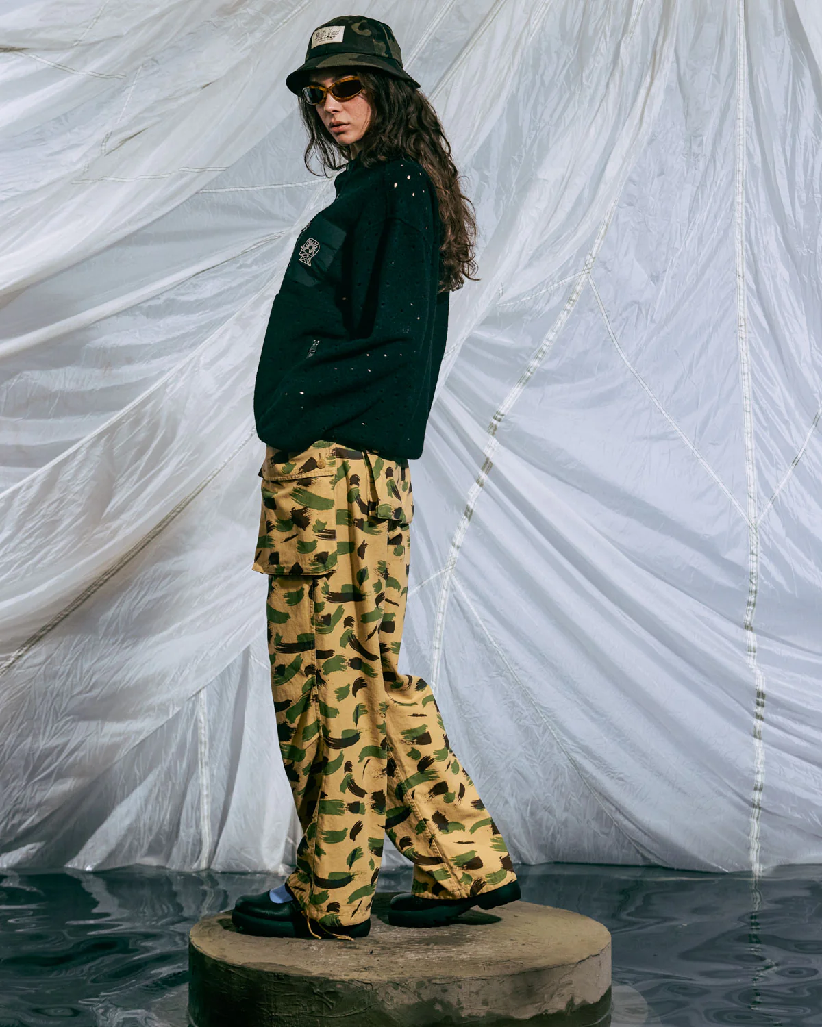 Canvas Overpant - Brushstroke Camo - Image 4