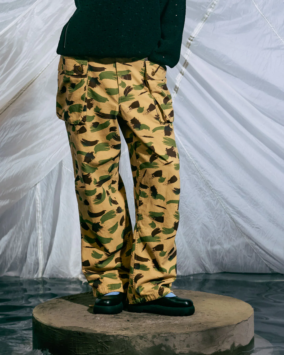 Canvas Overpant - Brushstroke Camo - Image 6