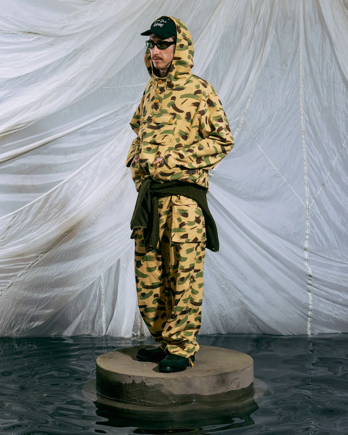 Canvas Overpant - Brushstroke Camo - Image 7