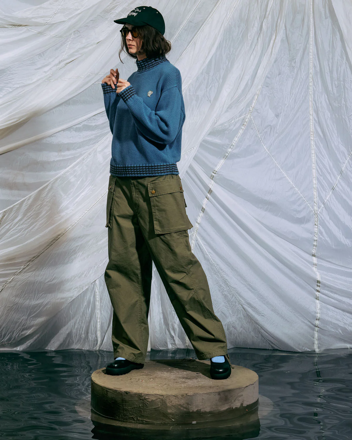 Canvas Overpant - Olive - Image 8