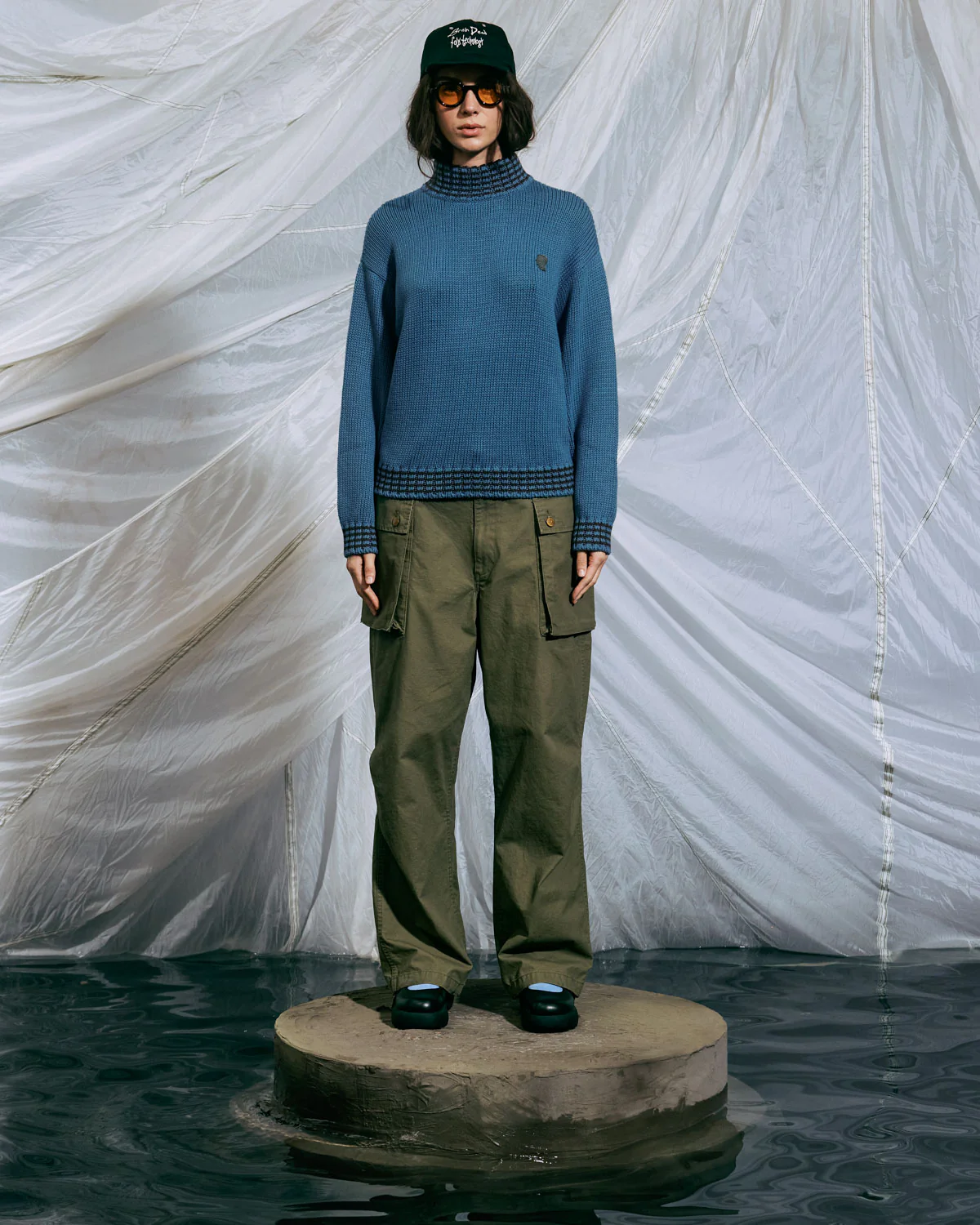 Canvas Overpant - Olive - Image 9