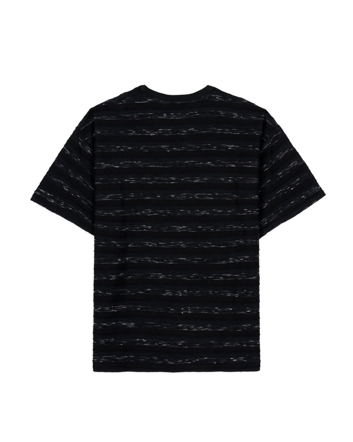 Casey Striped T-shirt - Black/Black - Image 5