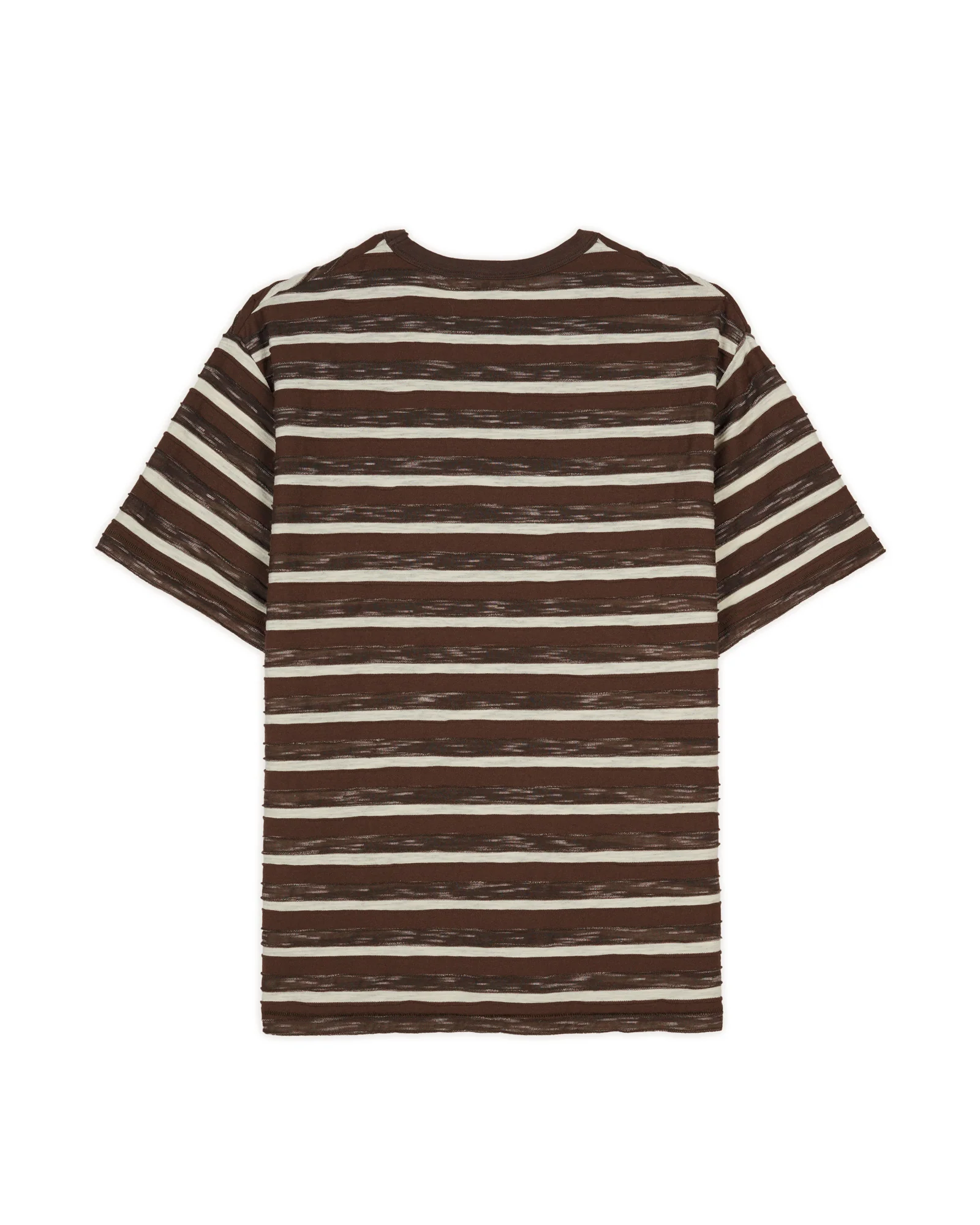 Casey Striped T-shirt - Coffee - Image 2
