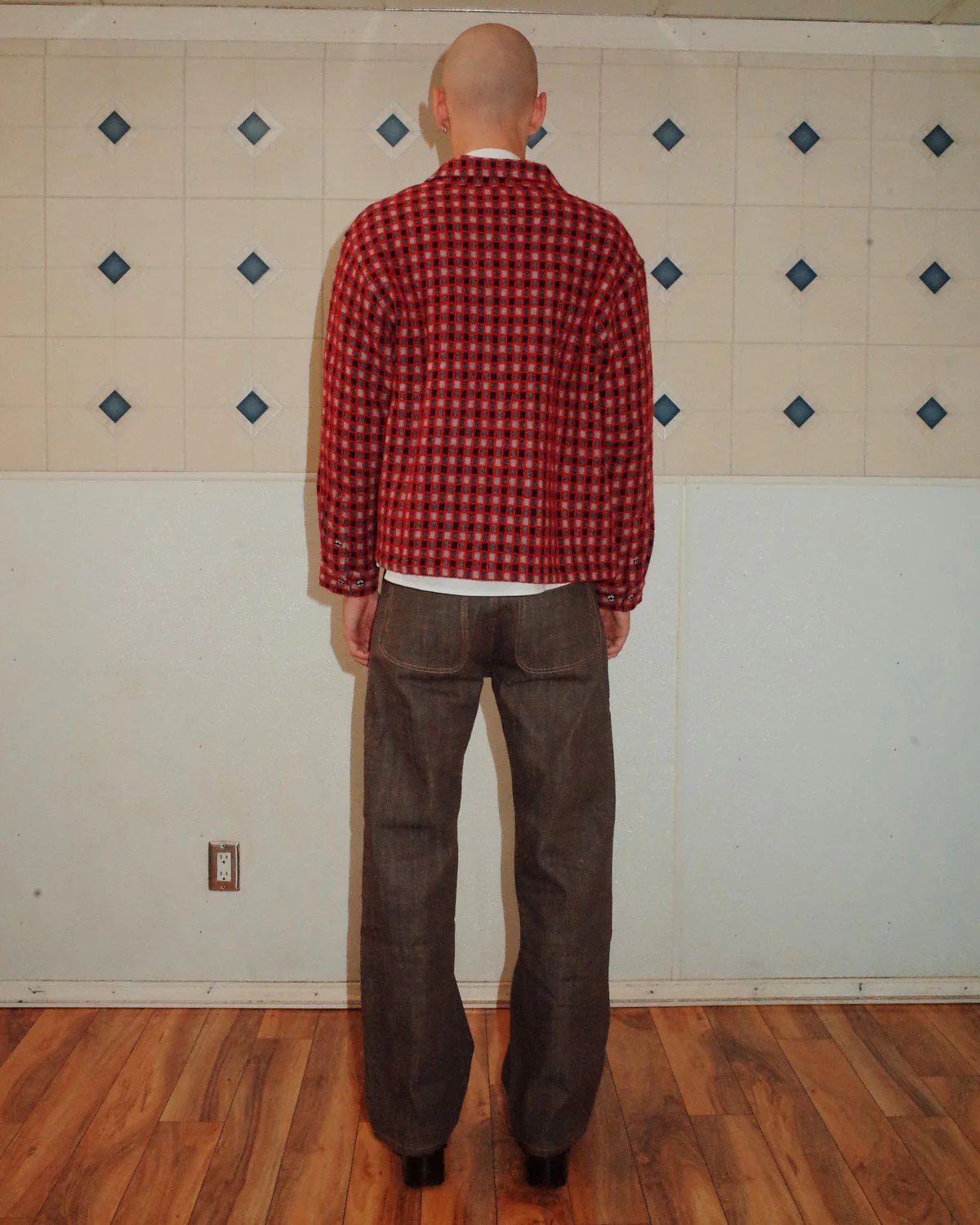 Check Mate Flannel Zip Shirt - Black Multi - Image 6