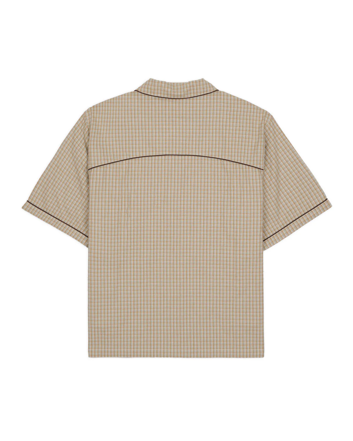 Check Western Shirt - Taupe - Image 5