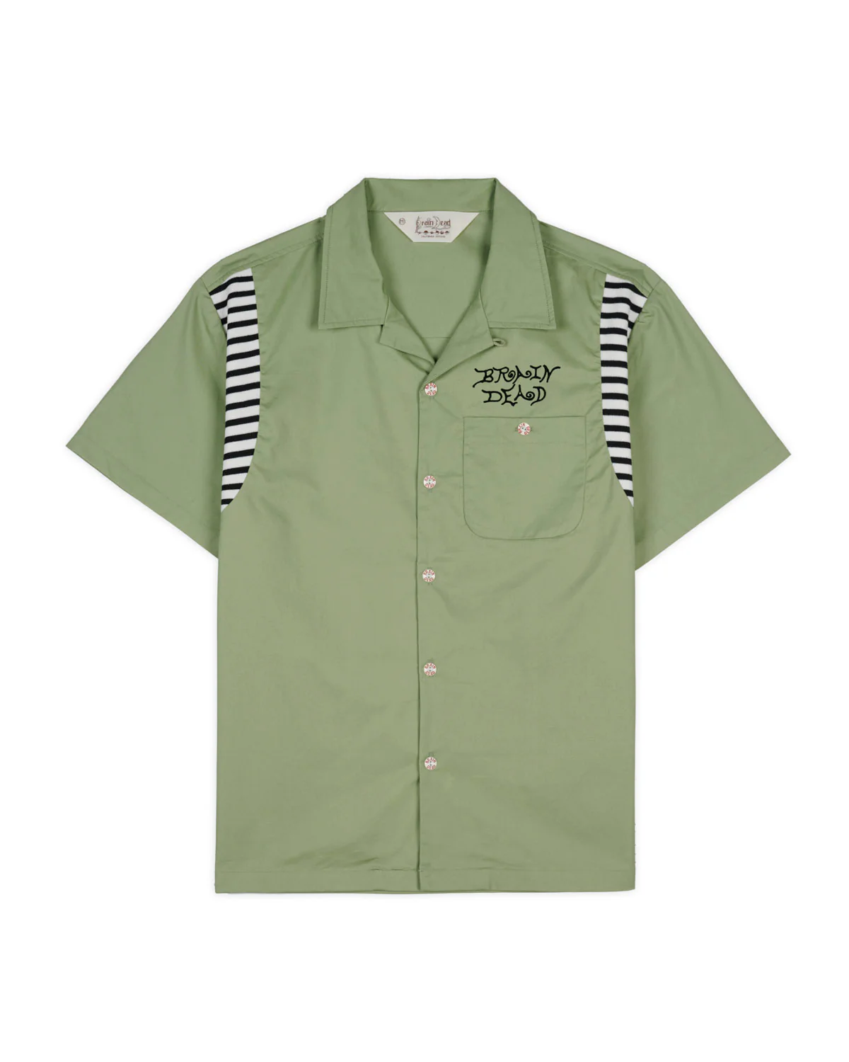 Cobra Flocked Bowling Shirt - Sprout