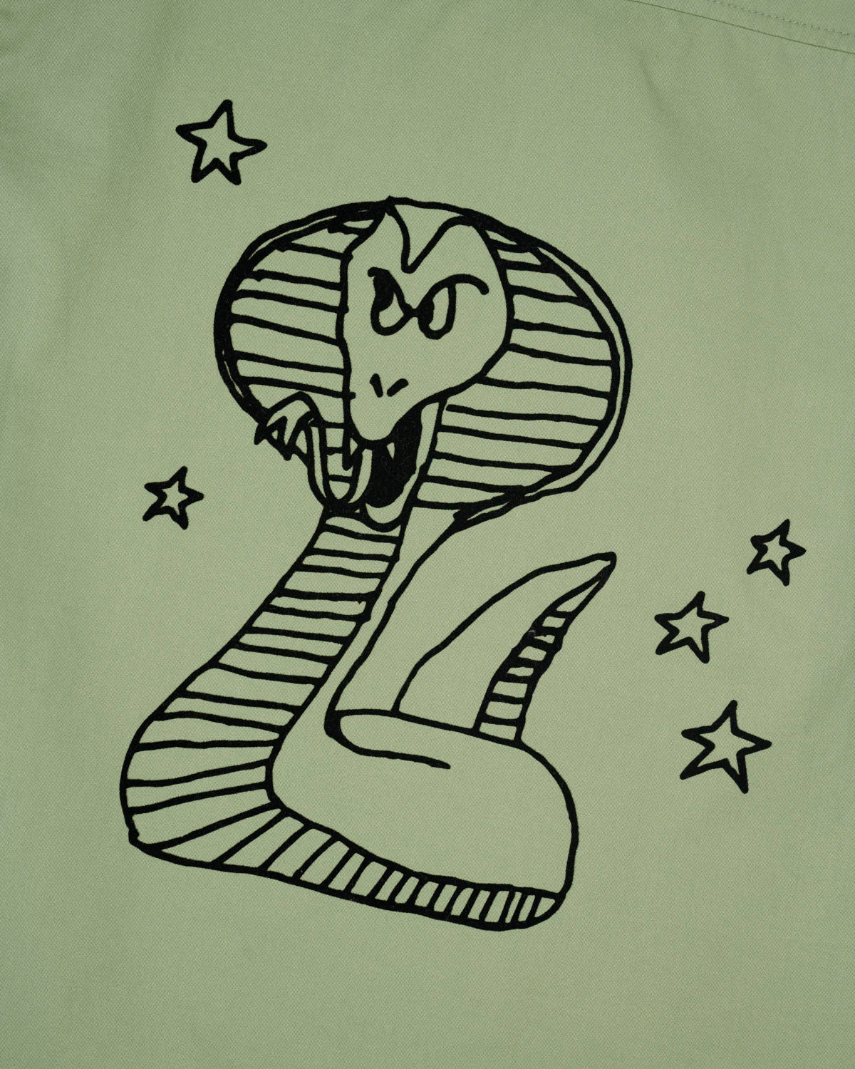 Cobra Flocked Bowling Shirt - Sprout - Image 4
