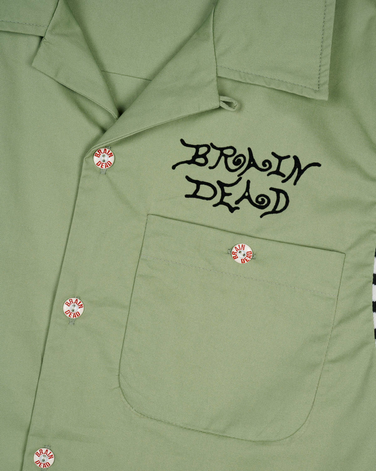 Cobra Flocked Bowling Shirt - Sprout - Image 5