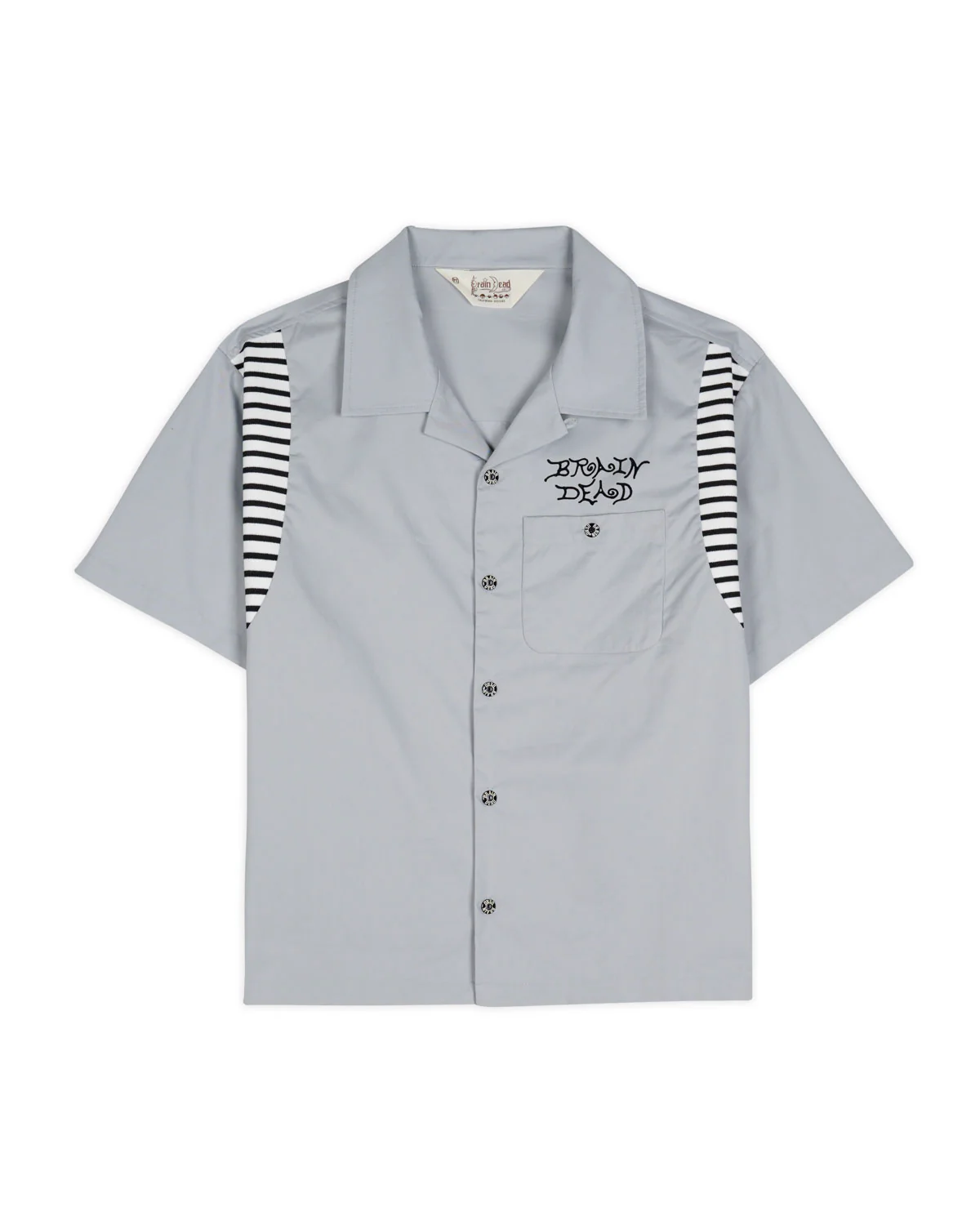 Cobra Flocked Bowling Shirt - Stone