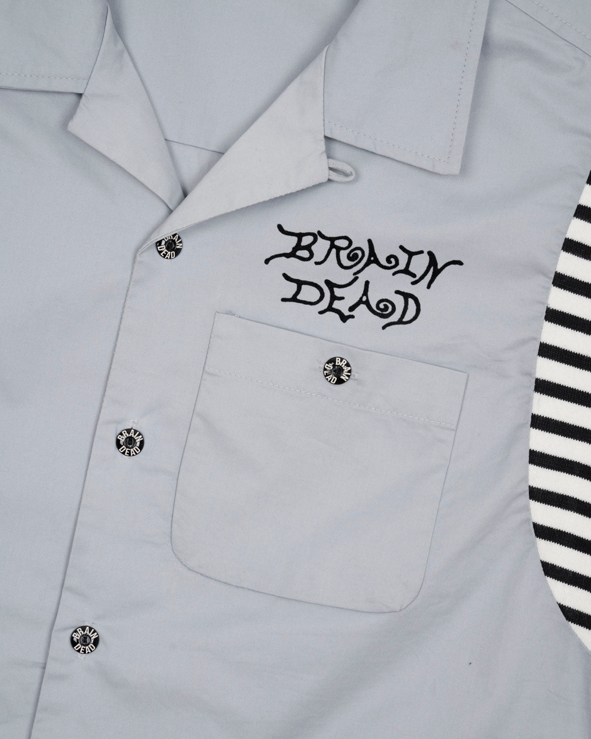 Cobra Flocked Bowling Shirt - Stone - Image 4