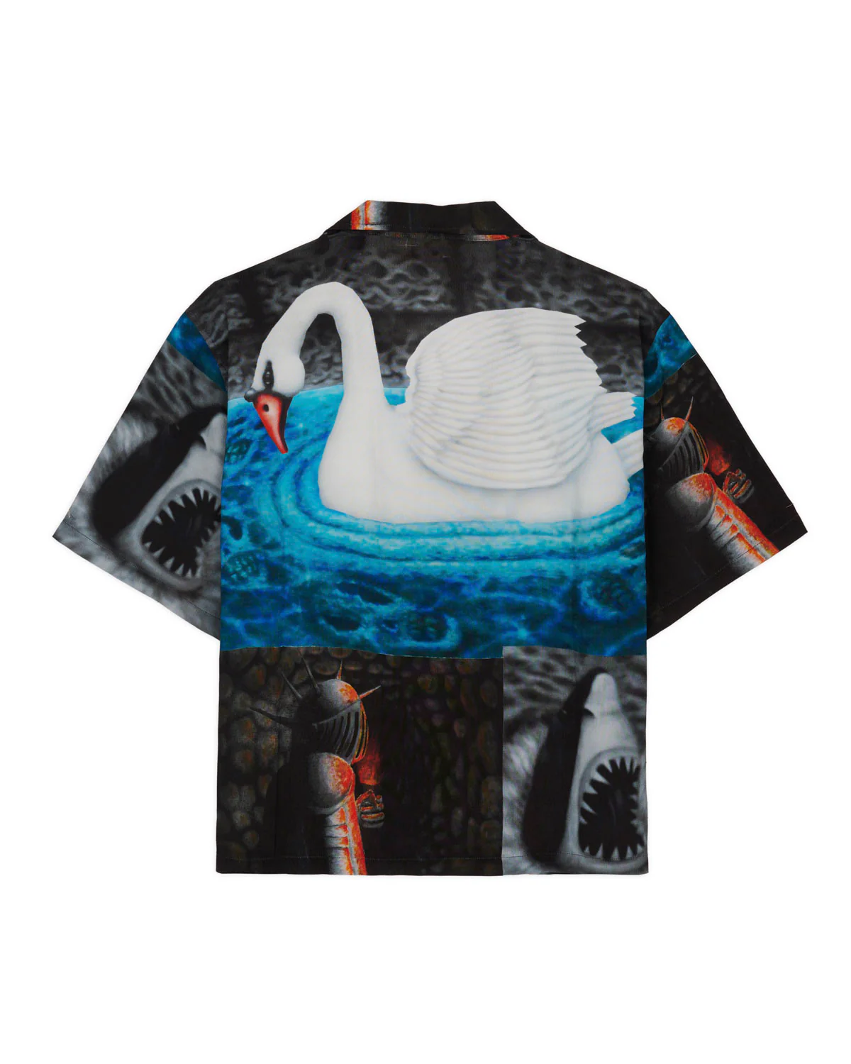 Copia Short Sleeve Button Down Shirt - Black Multi - Image 5