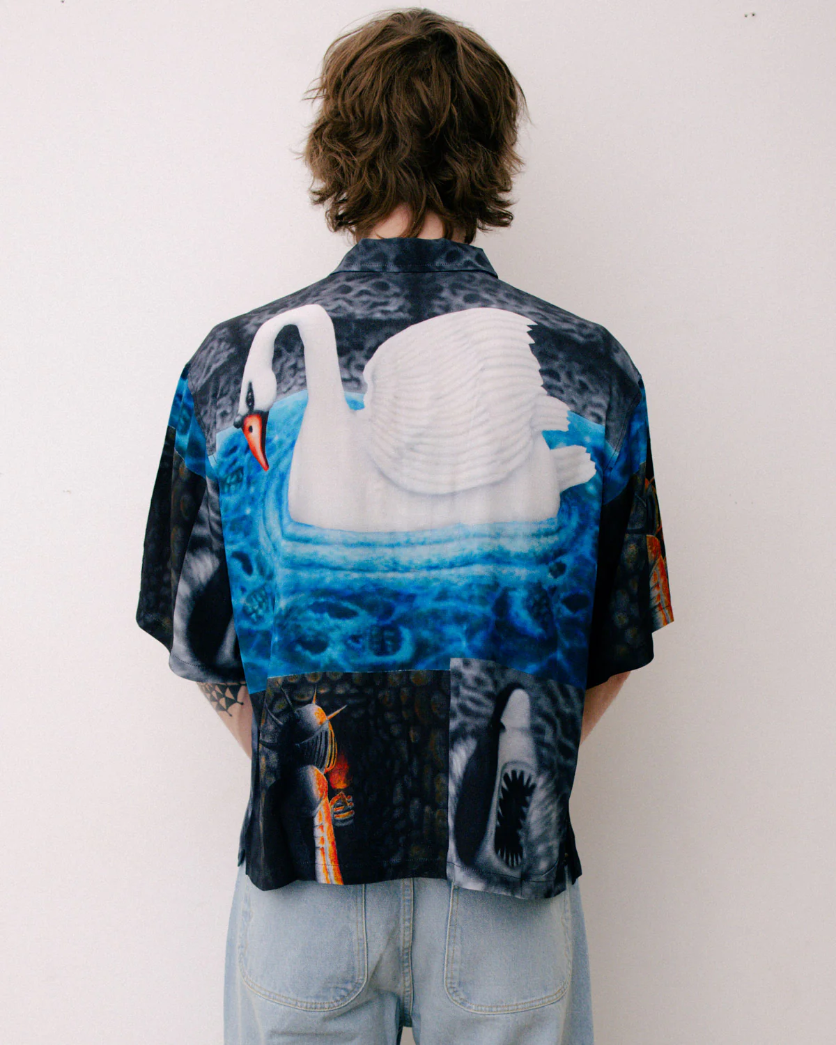 Copia Short Sleeve Button Down Shirt - Black Multi - Image 6