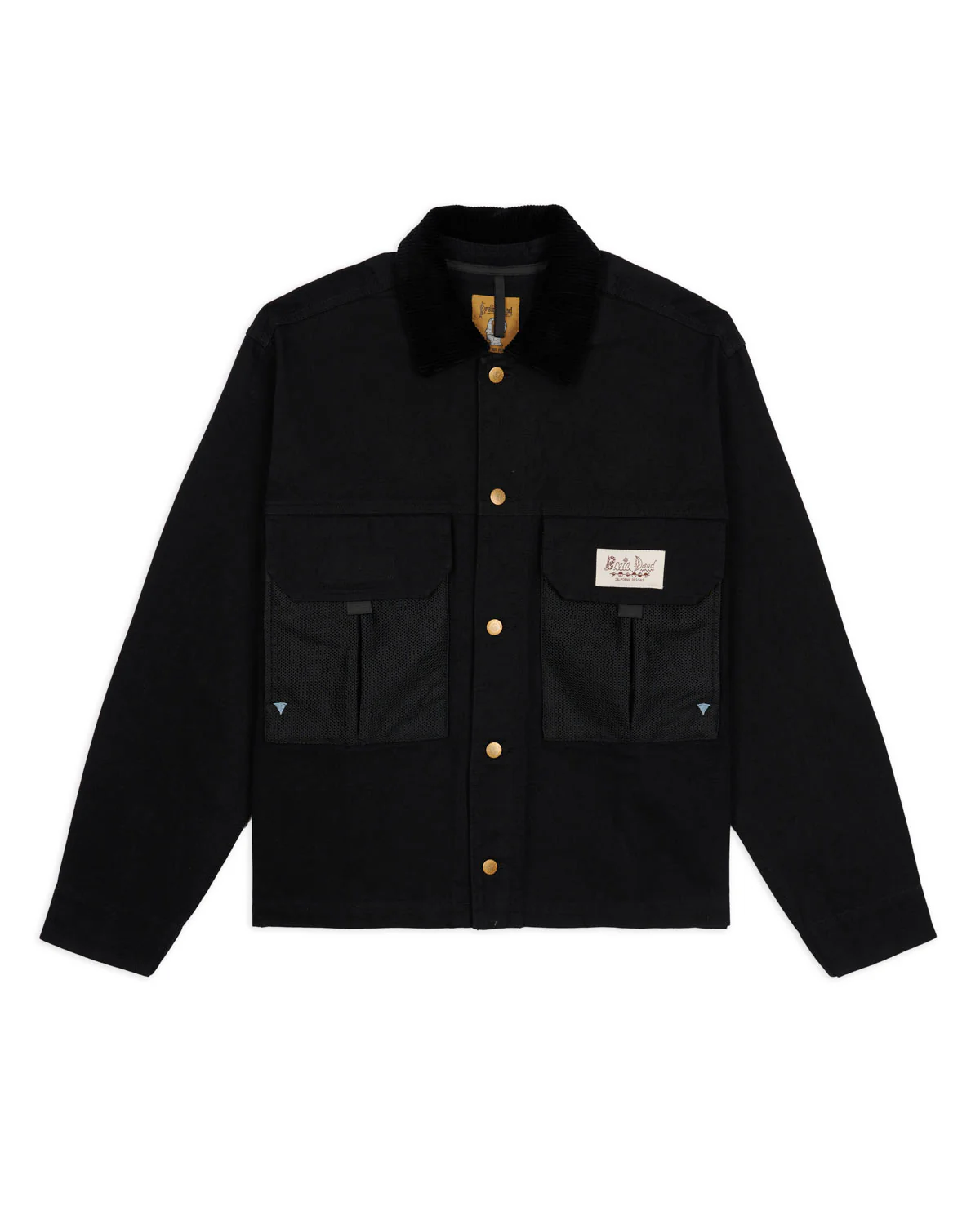 Cropped Chore Jacket - Black