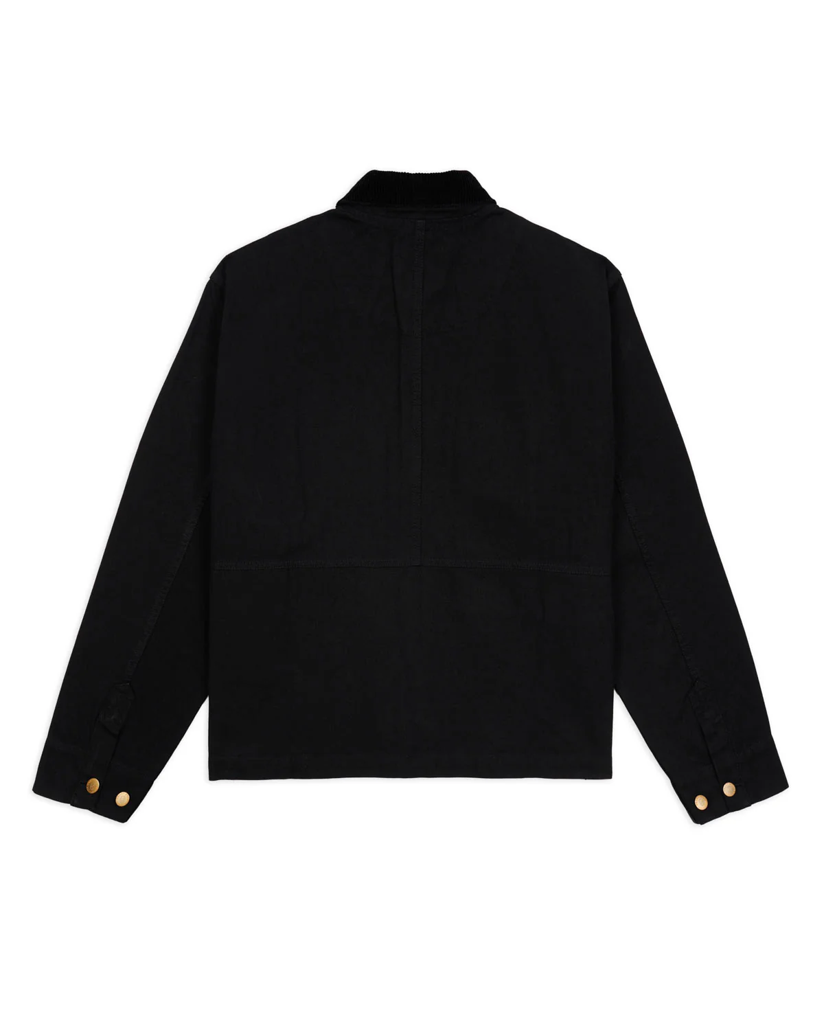 Cropped Chore Jacket - Black - Image 3