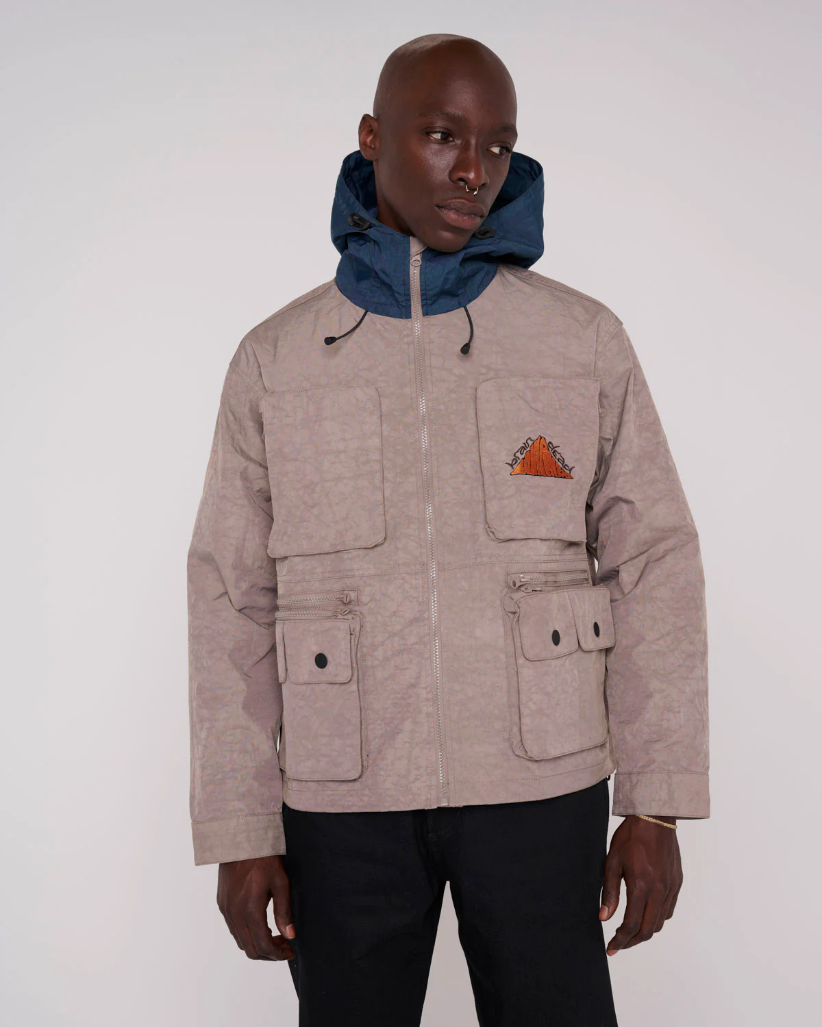Cropped Hunting Jacket - Tan - Image 2