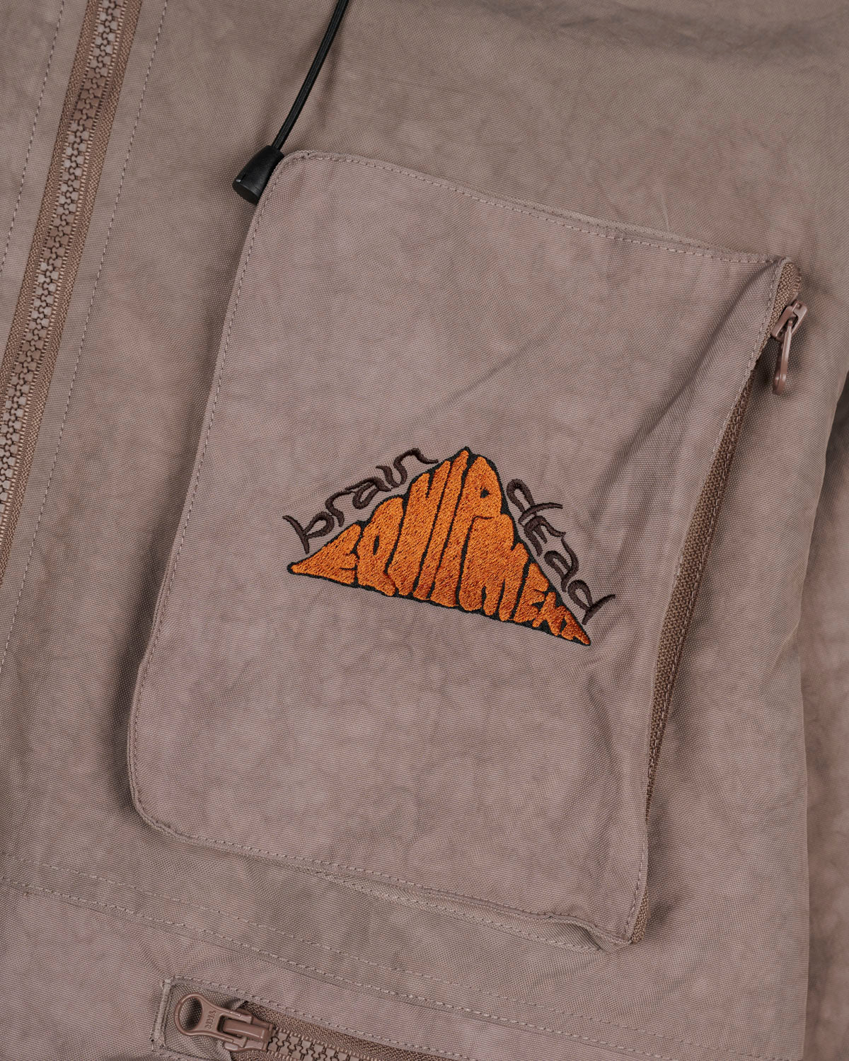 Cropped Hunting Jacket - Tan - Image 4