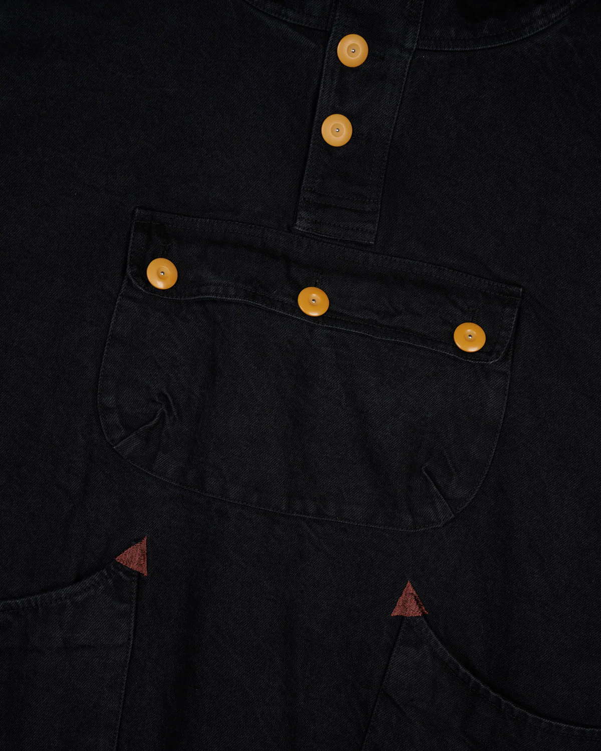 Denim Smock - Black - Image 4