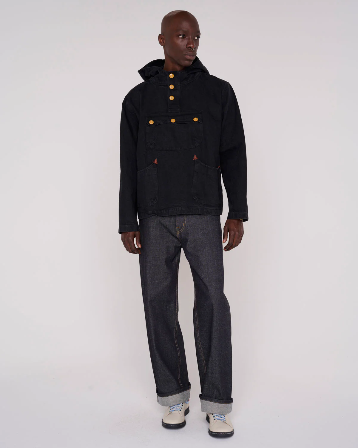 Denim Smock - Black - Image 9