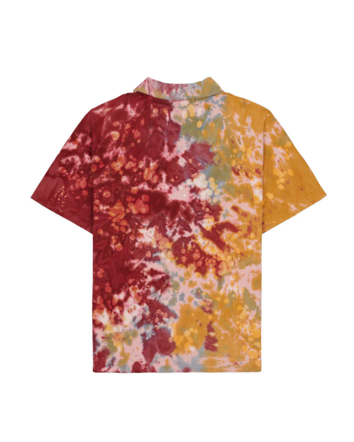 Dyed Short Sleeve Boxed Pique Polo - Terracotta - Image 3